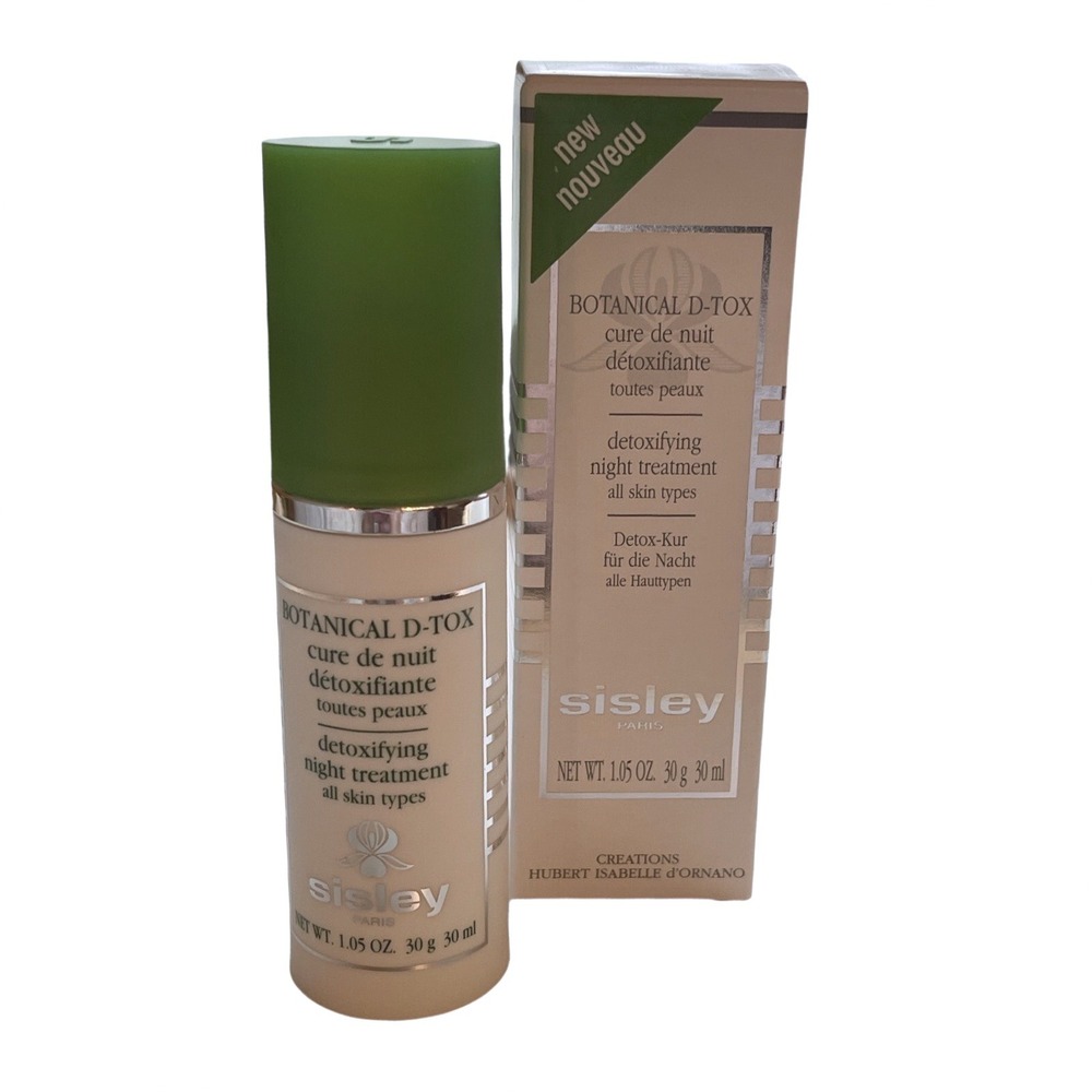 Sisley Botanical D-tox Detoxifying Night Treatment Anti-Aging 1.05oz 30ml